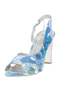 Босоножки женские SM SHOESMARKET 87-13180-196 голубые 37 RU