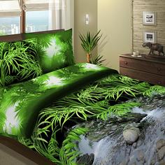 Постельное бельё "Традиция",бязь; Водопад; Размер: 2.0 евро простыня