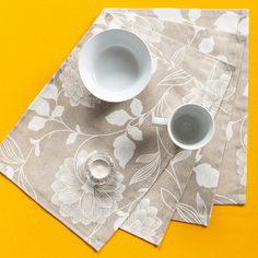 Комплект декоративных салфеток на стол из 4 шт. Белиссимо, Altali, 40x30 см, 4-1838/1