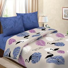 Постельное бельё "Традиция",бязь; Тропикана; Размер: 2.0 евро простыня