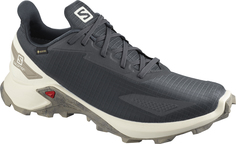 Беговые Кроссовки Для Xc Salomon Alphacross Blast Gtx Ebony/Vanilla/Vintage Kaki (Uk:8)