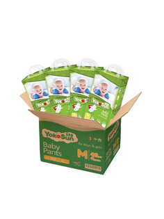 Подгузники-трусики YokoSun Eco М (6-10 кг) 4х48 шт.