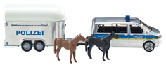 Машина спецслужбы Siku полицейская машина с прицепом для лошадей