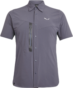 Рубашка Salewa 2020 Puez Hybrid Dst M S/S Ombre Blue Melange (Eur:46/S)