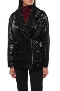 Кожаная куртка женская GAMELIA 456DENZEL черная 50