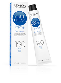Крем-маска NUTRI COLOR для тонирования волос REVLON 190 насыщенный холодный синий 100 мл