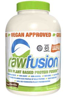 Растительный протеин для веганов SAN Raw Fusion (1818 гр.) - Банановый орех