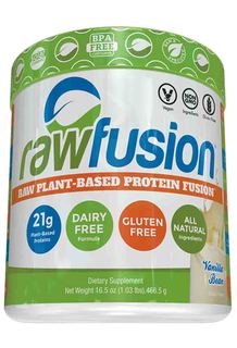 Растительный протеин для веганов SAN Raw Fusion (452 гр.) - Шоколад-Клубника