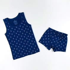 Комплект нижнего белья Baykar Морячок синий р. 86