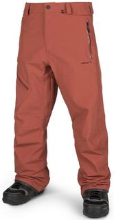 Брюки Сноубордические Volcom 2019-20 L Gore-Tex Orange (Us:l)