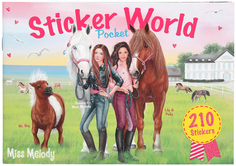 Мини-альбом с наклейками Depesche Miss Melody Sticker World