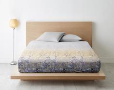 Простыня на резинке из поплина "Ночь Нежна" Утренняя свежесть (золото), Размер: 140 х 200