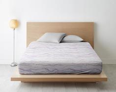 Простыня на резинке из поплина "Ночь Нежна" Волна, Размер: 200 х 220