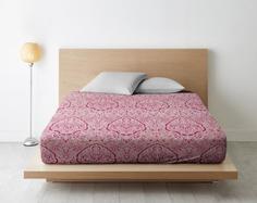 Простыня на резинке из поплина "Ночь Нежна" Таксим, Размер: 160 х 200