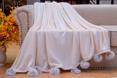 Плед Sofi De MarkO Fluffy ball Цвет: Молочный (220х240 см)