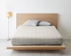 Простыня на резинке из поплина "Ночь Нежна" Марина (золото), Размер: 90 х 200