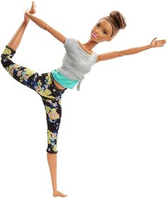 Кукла Barbie Безграничные движения Брюнетка FTG82
