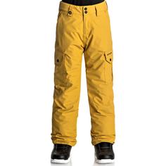 Брюки сноубордические Quiksilver 2017-18 Porter Youth Pt B Snpt Ylm0 Mustard Gold, р. 152