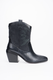 Полусапоги женские INARIO Z20083-02-21 зеленые 38 RU