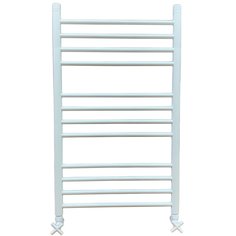 Полотенцесушитель Ника CLASSIC ЛП (Г2) 100/50 RAL9016 белый матовый с вентилями Nika