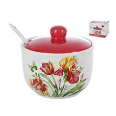 Сахарница Polystar Collection, Касатик, 400 мл, с ложкой