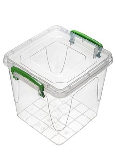Контейнер ElfPlast Fresh Box квадратный, прозрачный, 3.7 л