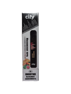Электронная Сигарета CITY NORTH MOSCOW NIGHT (ФРУКТОВЫЙ МИКС) на 500 затяжек
