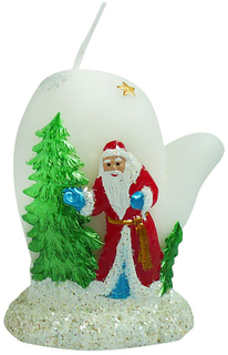 Свеча новогодняя Snowmen Е94577 Дед Мороз 6,5 см