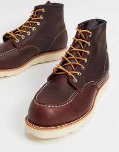 Коричневые кожаные ботинки высотой 6 дюймов Red Wing classic-Коричневый