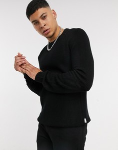 Черный фактурный джемпер Jack & Jones Originals