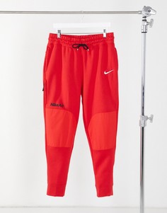 Красные джоггеры с манжетами Nike Air-Красный