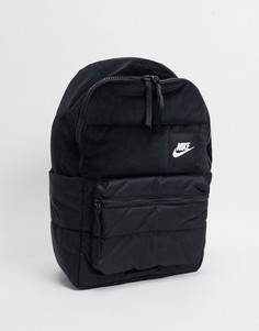 Черный бархатный рюкзак Nike