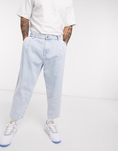Лавандовые объемные брюки Bershka-Фиолетовый
