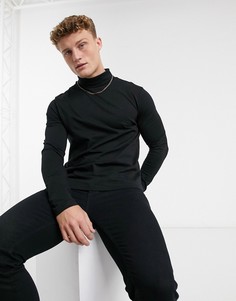Черная водолазка с длинными рукавами New Look-Черный