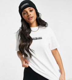 Белая футболка Napapijri Box эксклюзивно для ASOS-Белый