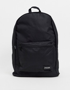 Черный рюкзак с логотипом "FCUK" French Connection