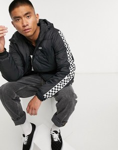 Пуховик черного цвета/в клетку Vans-Черный