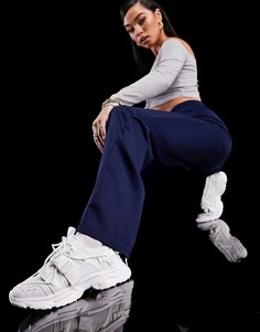 Синие широкие джоггеры ASYOU-Голубой