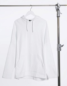 Oversize-худи белого цвета ASOS DESIGN-Белый