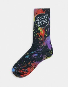 Разноцветные носки Santa Cruz Dot Splatter-Многоцветный