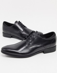 Черные кожаные туфли со шнурками Kenneth Cole levin-Черный