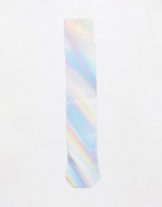 Носки до щиколотки с голографическим принтом ASOS DESIGN-Мульти