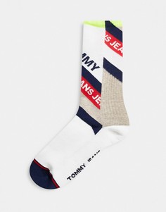 Разноцветные носки Tommy Jeans-Белый