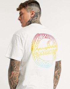 Белая футболка с принтом Carhartt WIP-Белый