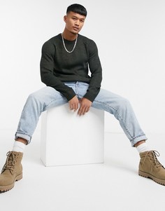Зеленый фактурный джемпер Jack & Jones Originals