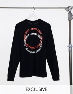 Черный лонгслив Santa Cruz Rings эксклюзивно на ASOS