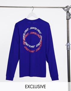 Синий лонгслив Santa Cruz Rings эксклюзивно для ASOS-Голубой