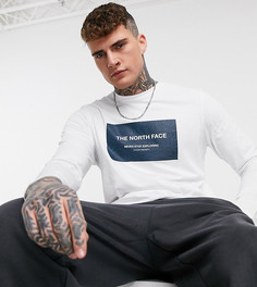Белый лонгслив The North Face Topo. Эксклюзивно для ASOS
