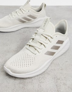 Кремовые кроссовки adidas Running Fluidflow-Кремовый