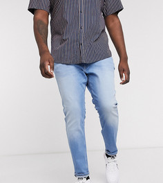 Светлые джинсы скинни Jack & Jones Intelligence Plus-Голубой
